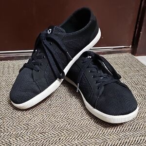 Women's Black Knit Lace-Up DILLEN Xero Shoes